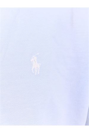 Light blue cotton polo shirt RALPH LAUREN | 710964535001BLUWHITE